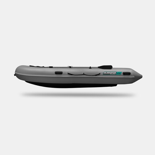 Надувная лодка GLADIATOR E450S темно-серый