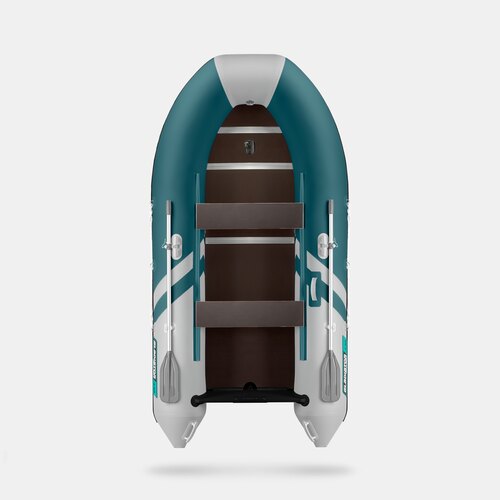 Надувная лодка GLADIATOR B330 морской зеленый-белый