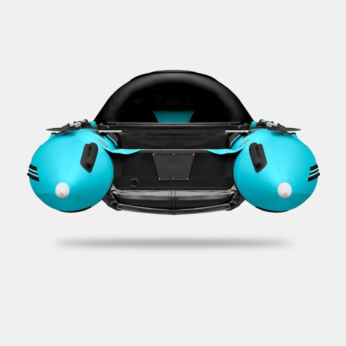 Надувная лодка GLADIATOR E330PRO черно-бирюзовый