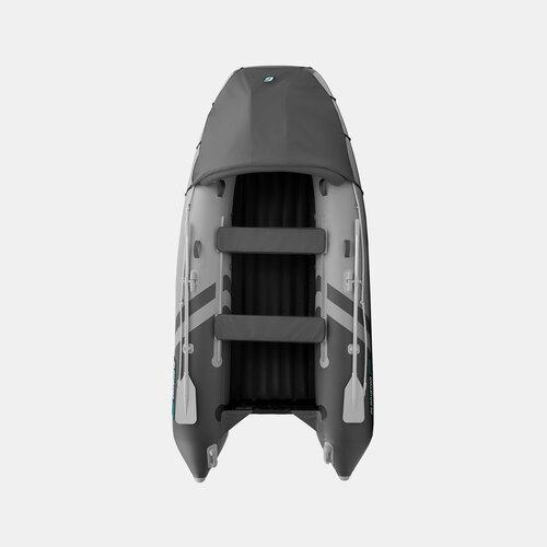Надувная лодка GLADIATOR E350PRO светло-темносерый