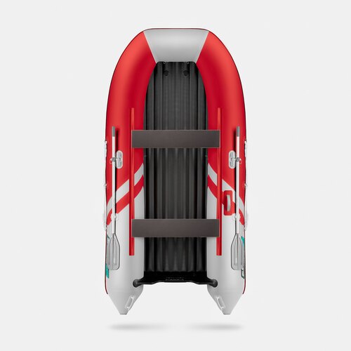 Надувная лодка GLADIATOR E330S красно-белый