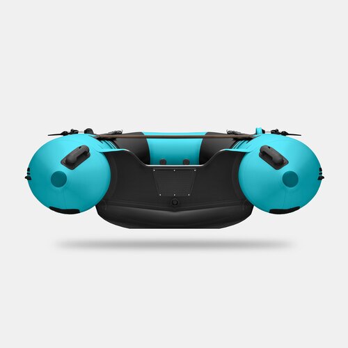 Надувная лодка GLADIATOR E350S черно-бирюзовый