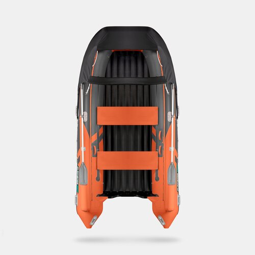 Надувная лодка GLADIATOR E420X оранжево-темносерый
