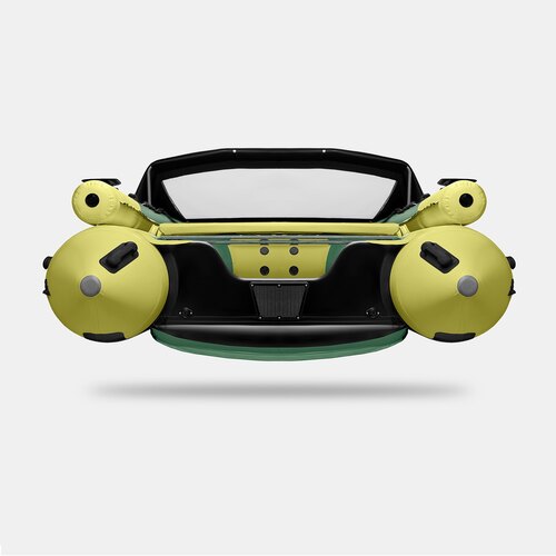 Надувная лодка GLADIATOR E420X зелено-оливковый