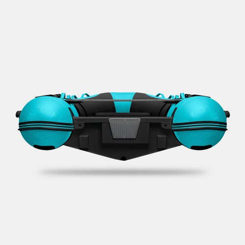 Надувная лодка RIB GLADIATOR AL 420 черно-бирюзовый (СПб)