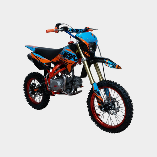 Питбайк KAYO EVOLUTION K125EM 17/14 KRZ (механ. сцепл., эл. стартер 2024 г)