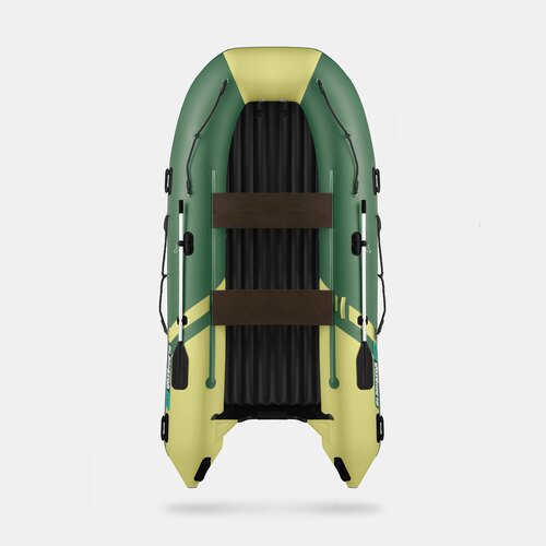 Надувная лодка GLADIATOR E380S зелено-оливковый