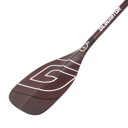 SUP весло Gladiator Race Kevlar red 3-части, лопатка L