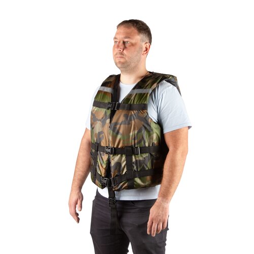 Жилет спасательный GLADIATOR 70-90 кг XL кам